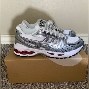 ASICS Gel Kayano 14 White Pure Silver Red